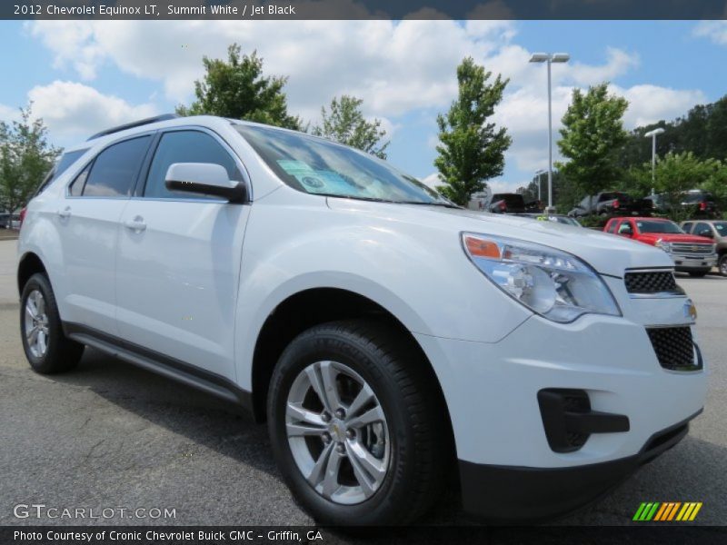 Summit White / Jet Black 2012 Chevrolet Equinox LT