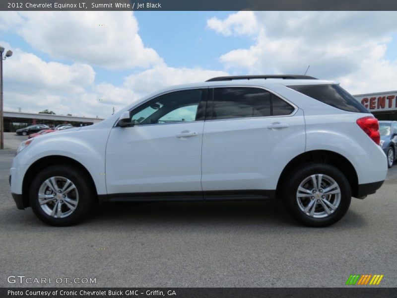 Summit White / Jet Black 2012 Chevrolet Equinox LT