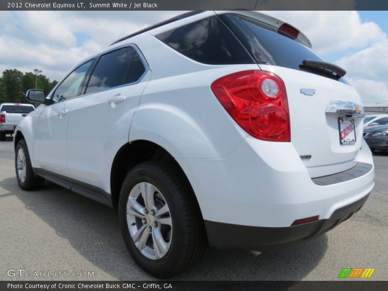 Summit White / Jet Black 2012 Chevrolet Equinox LT