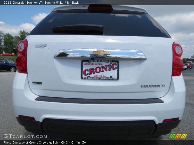 Summit White / Jet Black 2012 Chevrolet Equinox LT