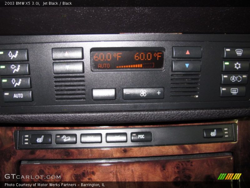 Jet Black / Black 2003 BMW X5 3.0i