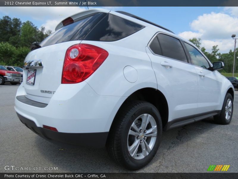 Summit White / Jet Black 2012 Chevrolet Equinox LT