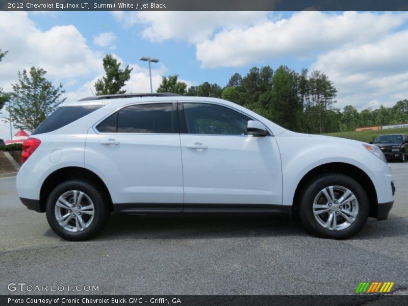 Summit White / Jet Black 2012 Chevrolet Equinox LT