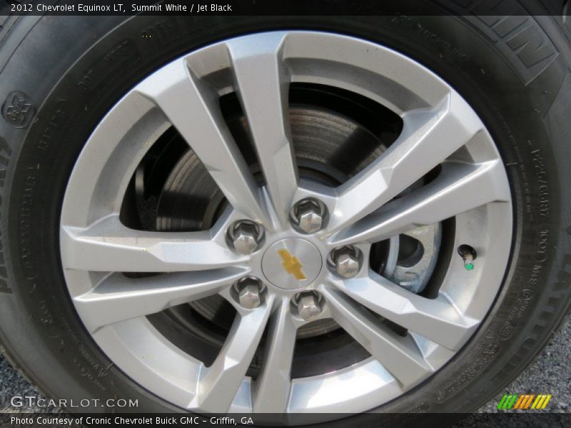 Summit White / Jet Black 2012 Chevrolet Equinox LT