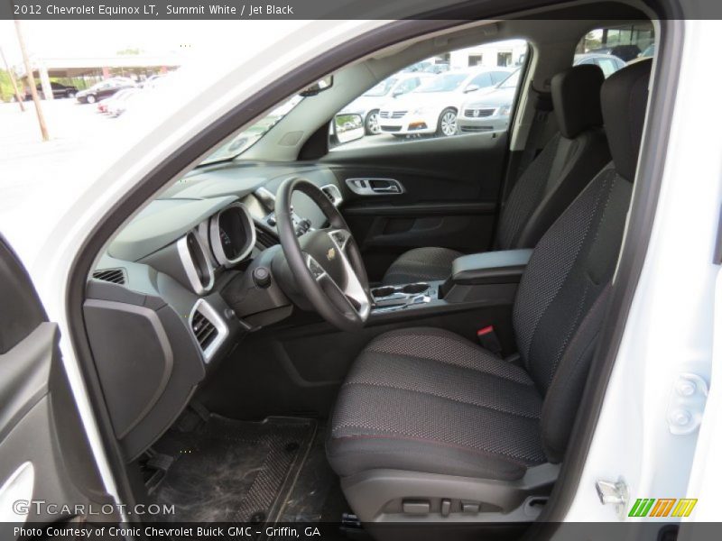 Summit White / Jet Black 2012 Chevrolet Equinox LT