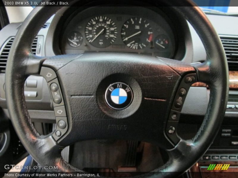 Jet Black / Black 2003 BMW X5 3.0i