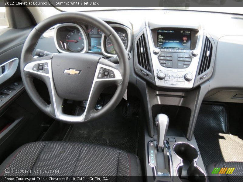 Summit White / Jet Black 2012 Chevrolet Equinox LT