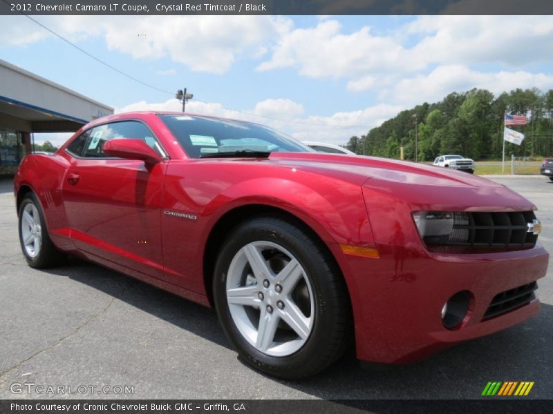 Crystal Red Tintcoat / Black 2012 Chevrolet Camaro LT Coupe