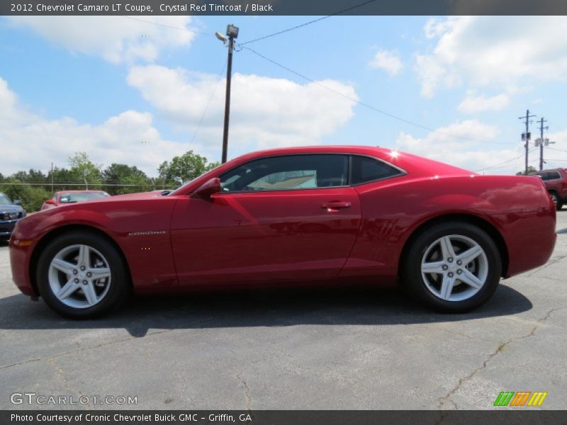 Crystal Red Tintcoat / Black 2012 Chevrolet Camaro LT Coupe