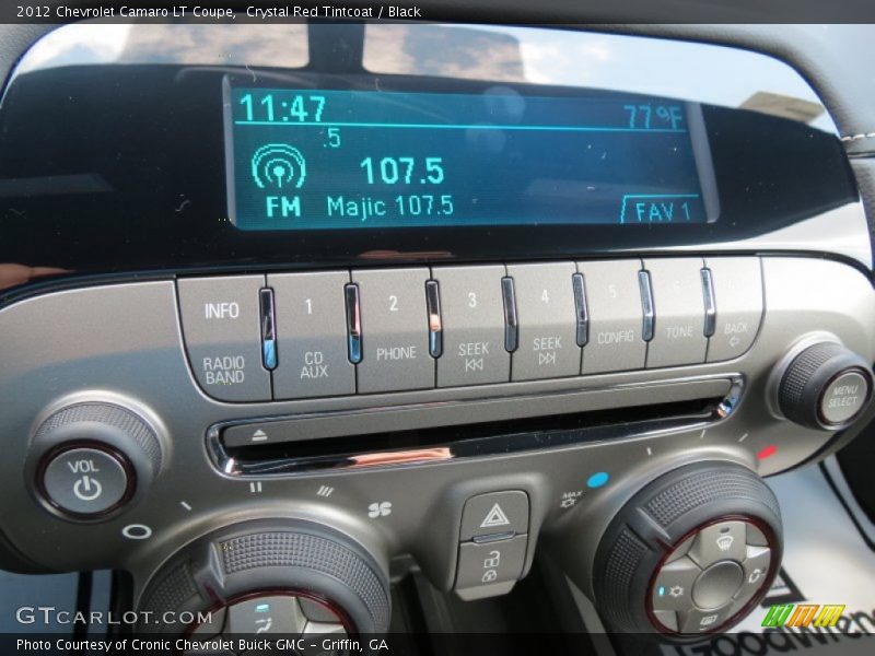Crystal Red Tintcoat / Black 2012 Chevrolet Camaro LT Coupe