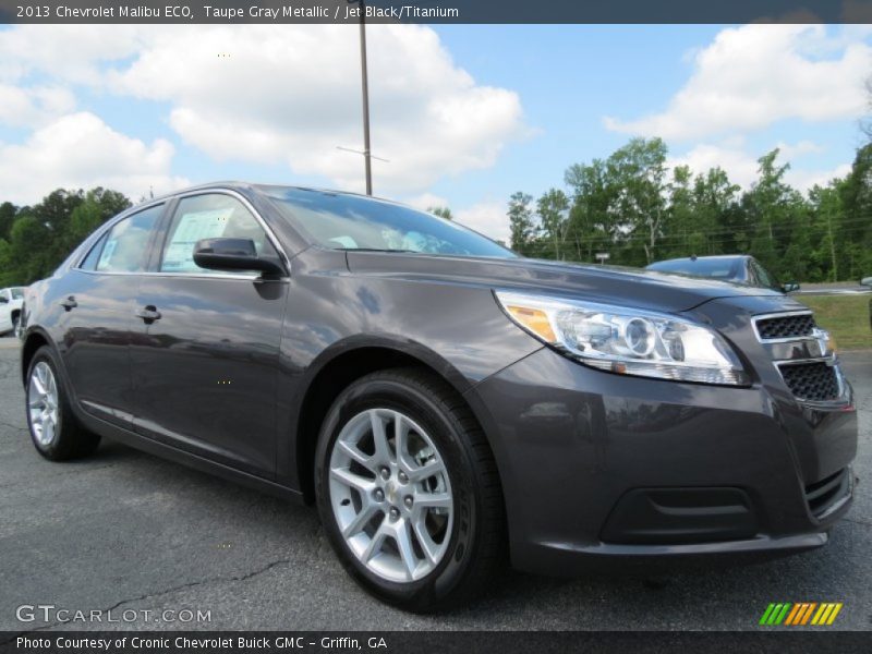 Taupe Gray Metallic / Jet Black/Titanium 2013 Chevrolet Malibu ECO