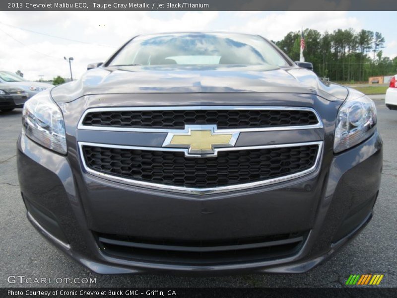 Taupe Gray Metallic / Jet Black/Titanium 2013 Chevrolet Malibu ECO