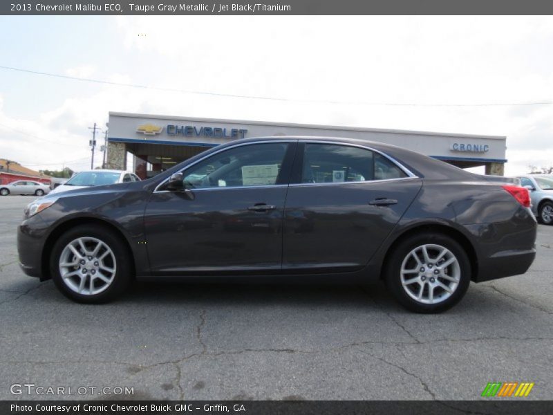 Taupe Gray Metallic / Jet Black/Titanium 2013 Chevrolet Malibu ECO