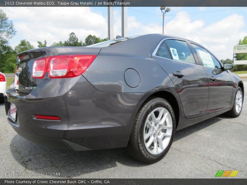 Taupe Gray Metallic / Jet Black/Titanium 2013 Chevrolet Malibu ECO