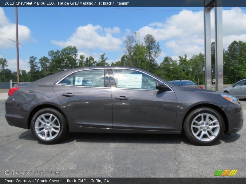 Taupe Gray Metallic / Jet Black/Titanium 2013 Chevrolet Malibu ECO