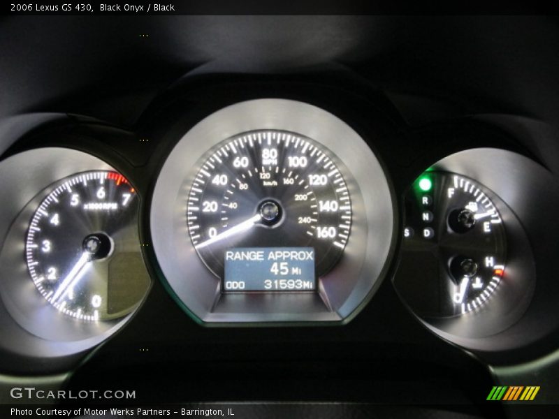 Black Onyx / Black 2006 Lexus GS 430