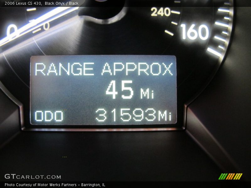 Black Onyx / Black 2006 Lexus GS 430