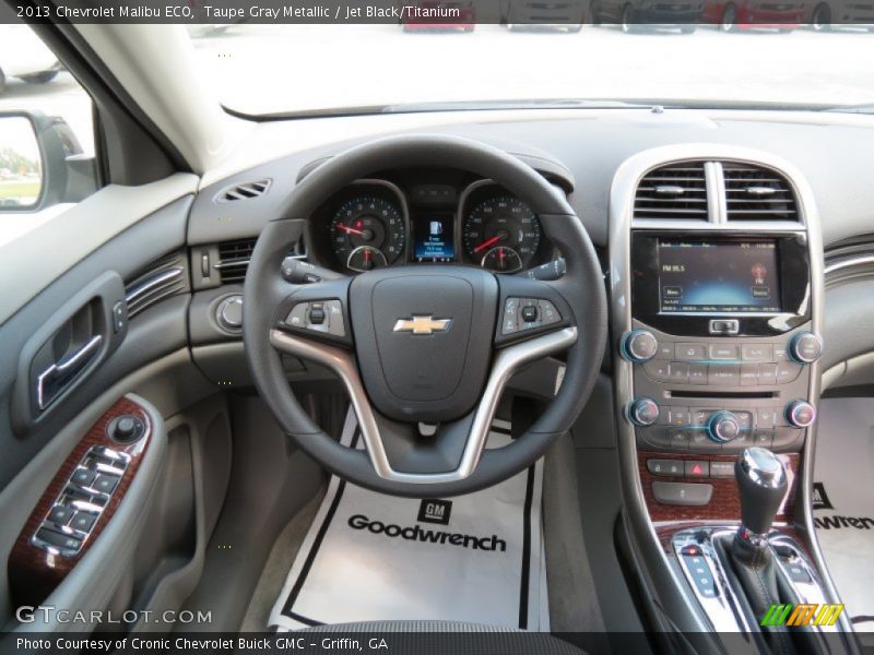 Taupe Gray Metallic / Jet Black/Titanium 2013 Chevrolet Malibu ECO