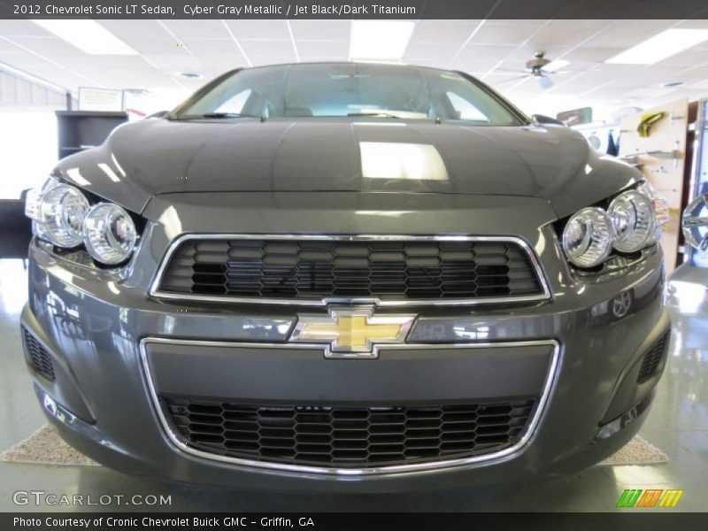 Cyber Gray Metallic / Jet Black/Dark Titanium 2012 Chevrolet Sonic LT Sedan