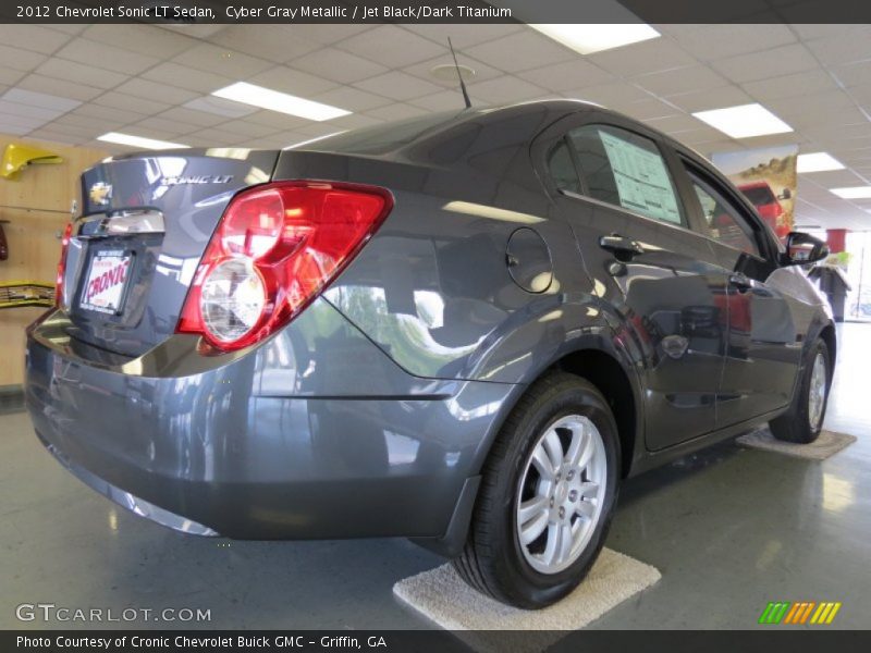 Cyber Gray Metallic / Jet Black/Dark Titanium 2012 Chevrolet Sonic LT Sedan