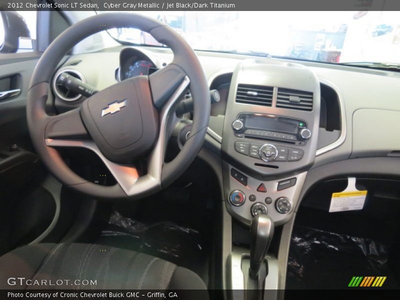Cyber Gray Metallic / Jet Black/Dark Titanium 2012 Chevrolet Sonic LT Sedan