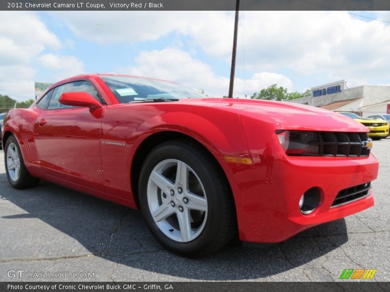 Victory Red / Black 2012 Chevrolet Camaro LT Coupe