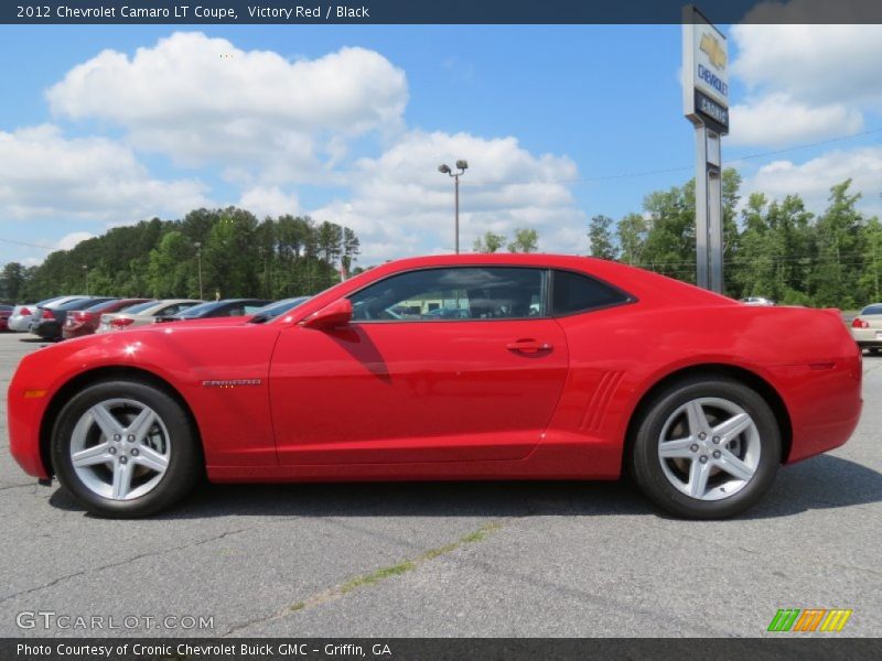 Victory Red / Black 2012 Chevrolet Camaro LT Coupe