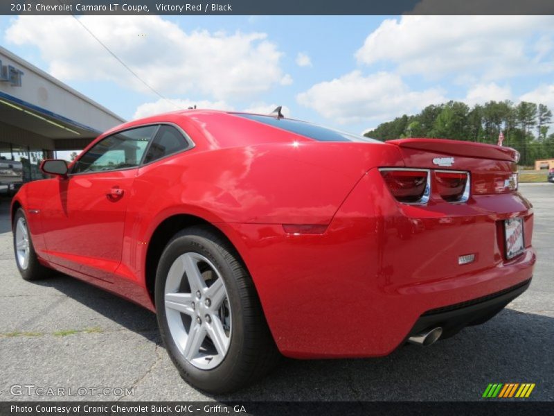 Victory Red / Black 2012 Chevrolet Camaro LT Coupe