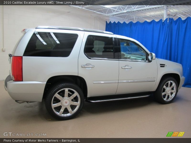 Silver Lining / Ebony 2010 Cadillac Escalade Luxury AWD