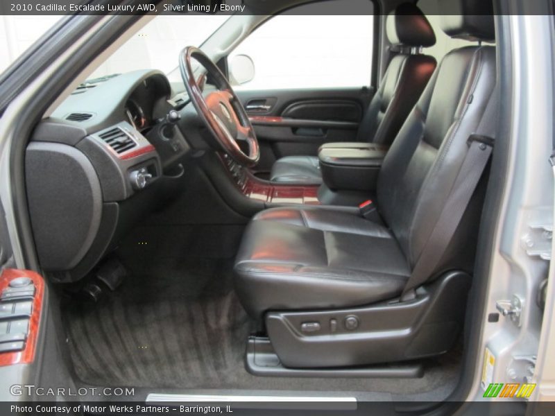 Silver Lining / Ebony 2010 Cadillac Escalade Luxury AWD