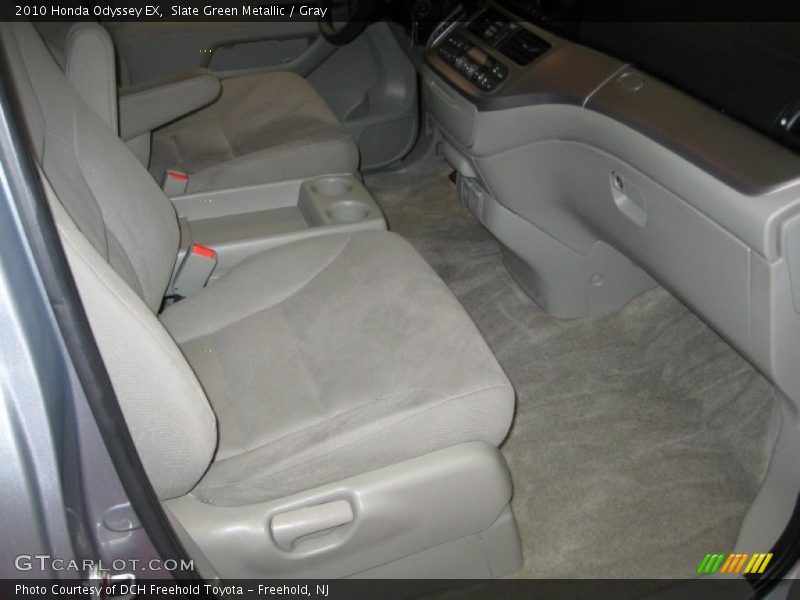 Slate Green Metallic / Gray 2010 Honda Odyssey EX