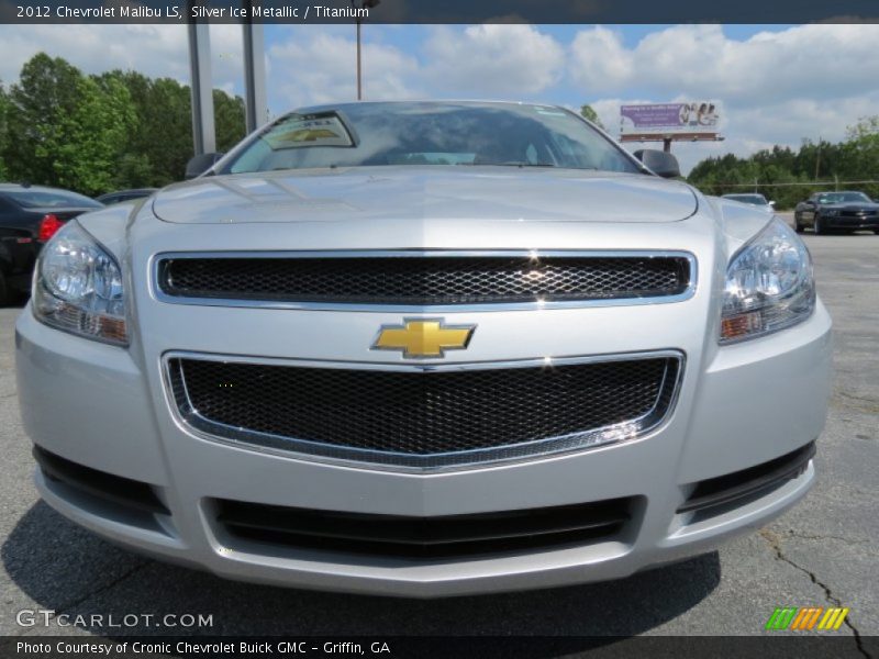Silver Ice Metallic / Titanium 2012 Chevrolet Malibu LS