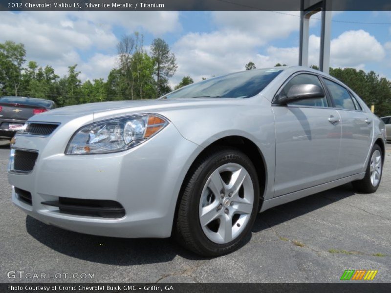 Silver Ice Metallic / Titanium 2012 Chevrolet Malibu LS