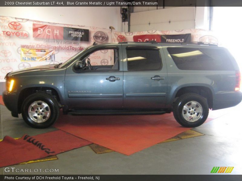 Blue Granite Metallic / Light Titanium/Dark Titanium 2009 Chevrolet Suburban LT 4x4