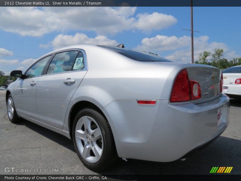 Silver Ice Metallic / Titanium 2012 Chevrolet Malibu LS