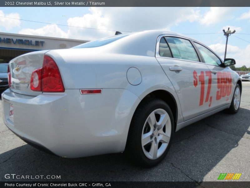 Silver Ice Metallic / Titanium 2012 Chevrolet Malibu LS