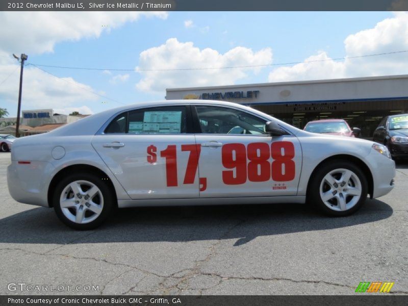 Silver Ice Metallic / Titanium 2012 Chevrolet Malibu LS