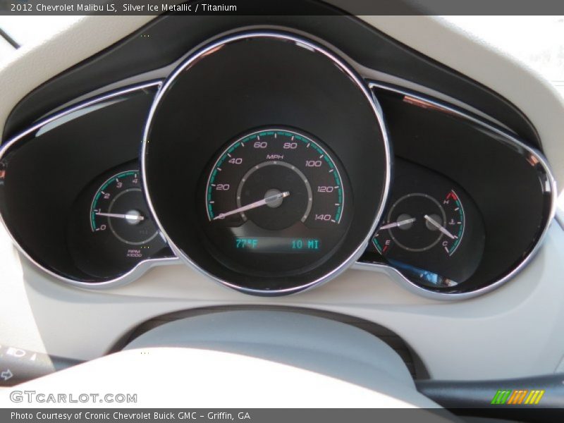 Silver Ice Metallic / Titanium 2012 Chevrolet Malibu LS