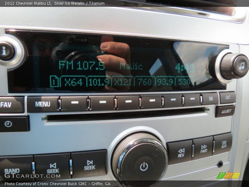 Silver Ice Metallic / Titanium 2012 Chevrolet Malibu LS