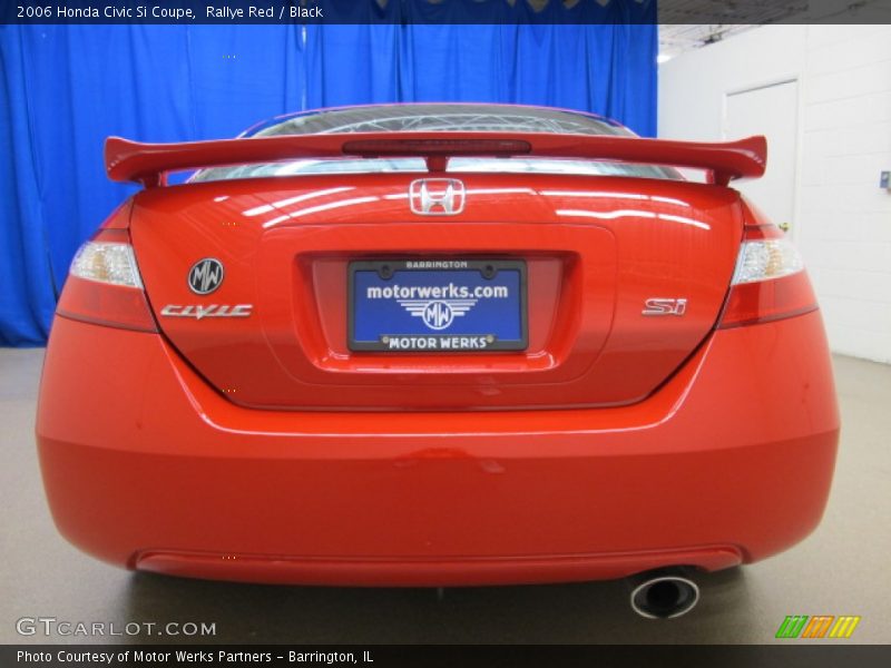 Rallye Red / Black 2006 Honda Civic Si Coupe