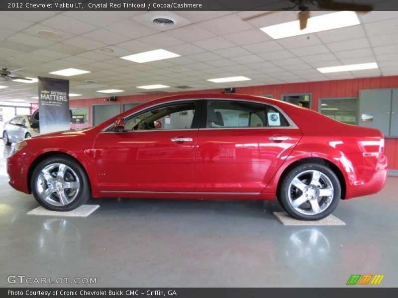Crystal Red Tintcoat / Cocoa/Cashmere 2012 Chevrolet Malibu LT