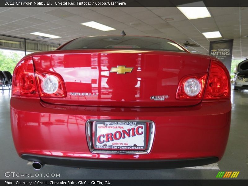 Crystal Red Tintcoat / Cocoa/Cashmere 2012 Chevrolet Malibu LT
