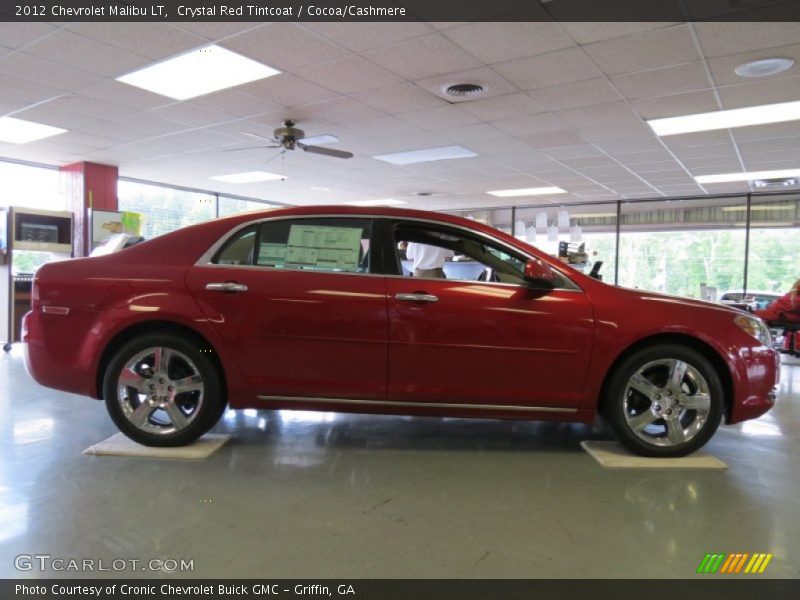 Crystal Red Tintcoat / Cocoa/Cashmere 2012 Chevrolet Malibu LT