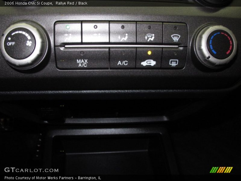Controls of 2006 Civic Si Coupe