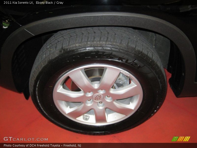 Ebony Black / Gray 2011 Kia Sorento LX