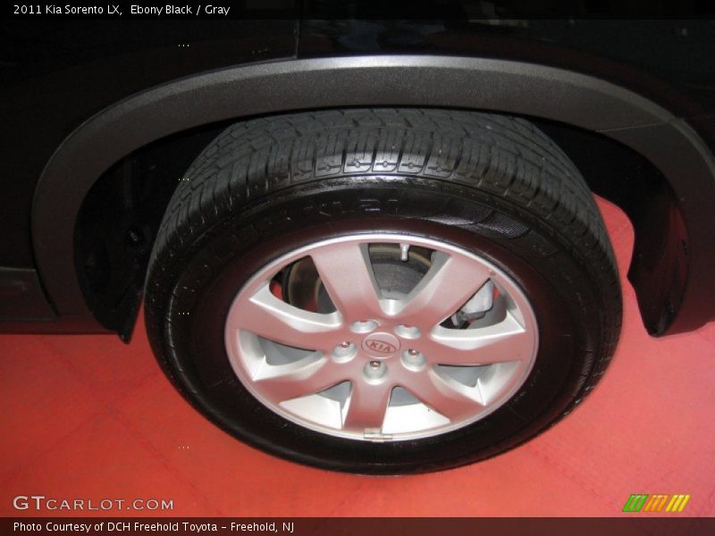 Ebony Black / Gray 2011 Kia Sorento LX