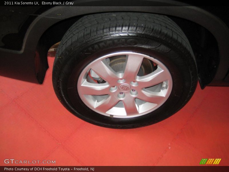 Ebony Black / Gray 2011 Kia Sorento LX