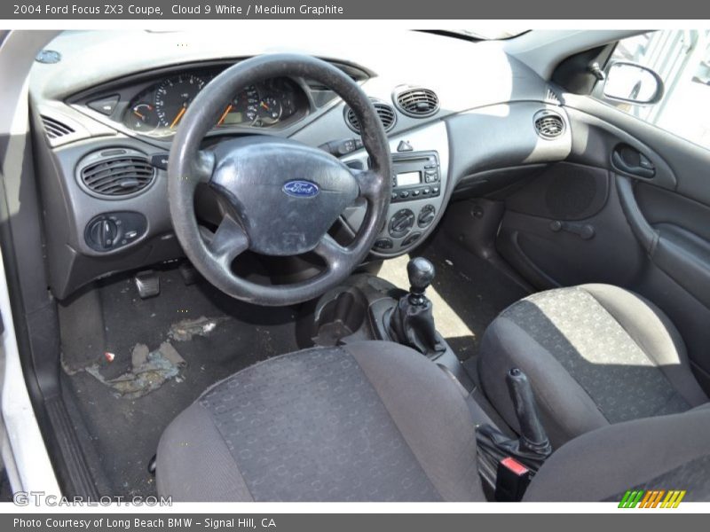 Cloud 9 White / Medium Graphite 2004 Ford Focus ZX3 Coupe