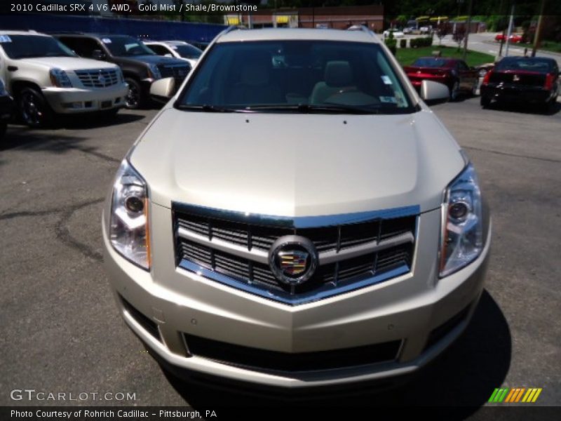 Gold Mist / Shale/Brownstone 2010 Cadillac SRX 4 V6 AWD