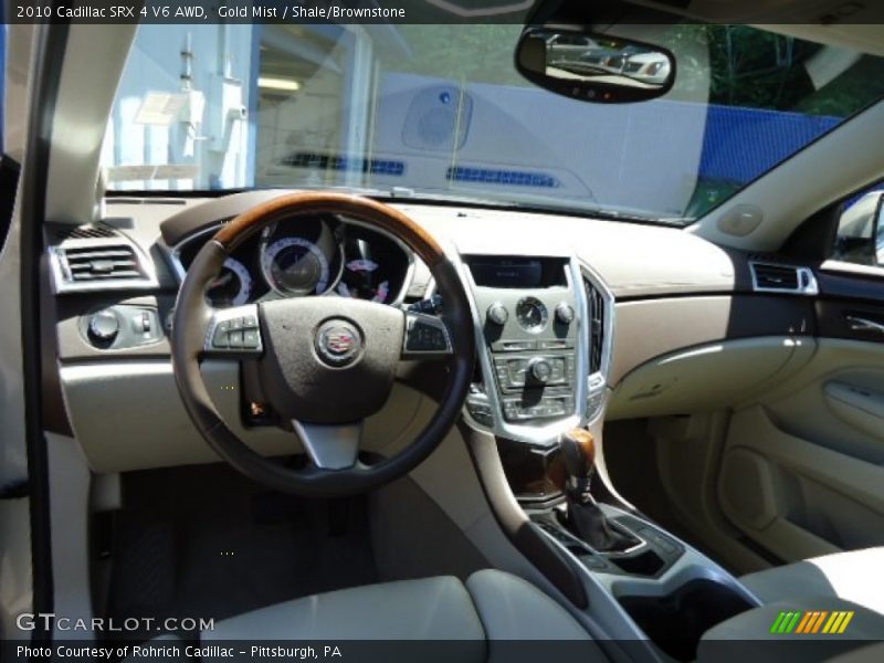 Gold Mist / Shale/Brownstone 2010 Cadillac SRX 4 V6 AWD